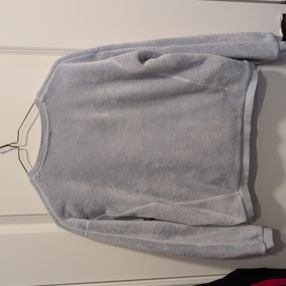 Athleta Girl Feelin Great Sweatshirt Blue Size 12 - Picture 4 of 6